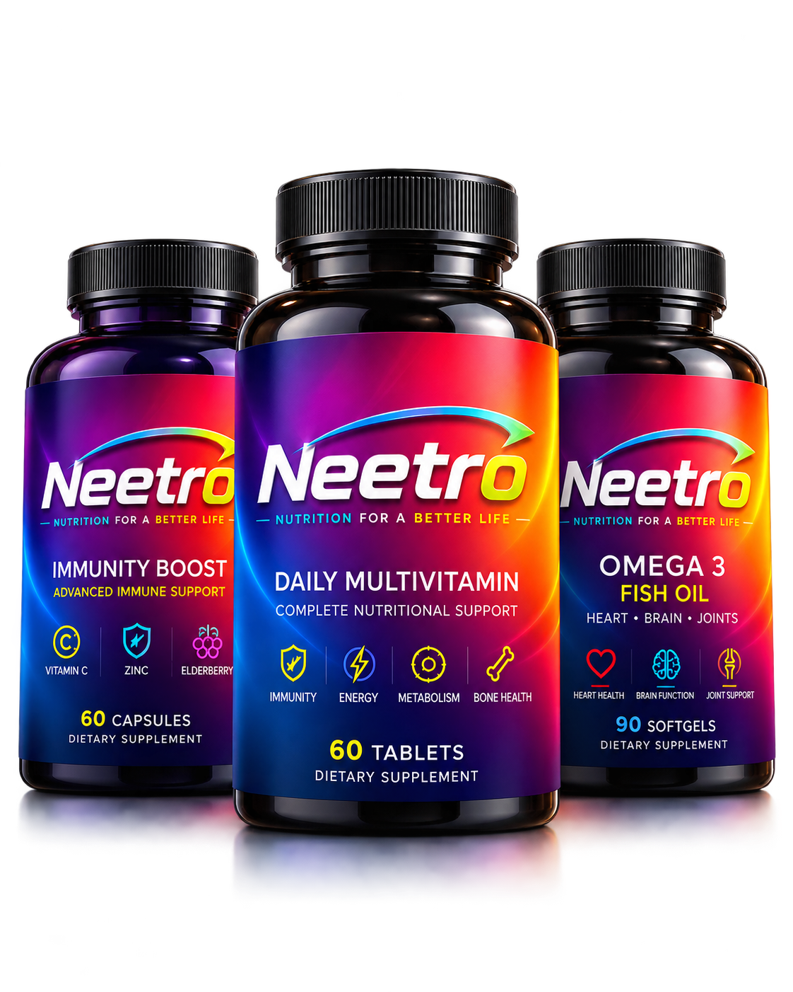 NEETRO vitamins and nutritional supplement products